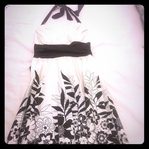 Juniors Party Dress ivory/Brown